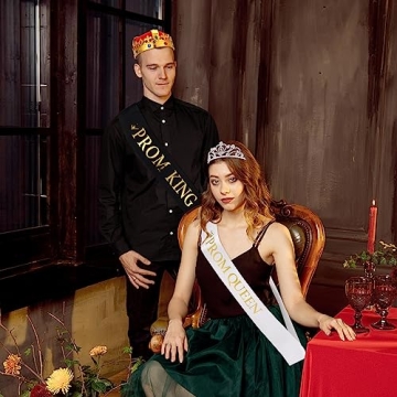 Royal Crown Set for Weddings Prom Halloween Events