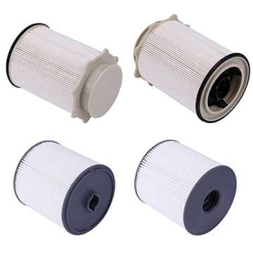 6.7 Cummins Fuel Filter Water Separator Set Fits for 2019 2020 2021 2022 2023 2024 Dodge Ram 2500 3500 4500 5500 6.7L Diesel Turbo Engines, Replaces# 68157291AA and 68436631AA