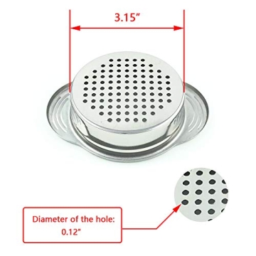 Effortless Stainless Steel Can Strainer for All Canned Goods