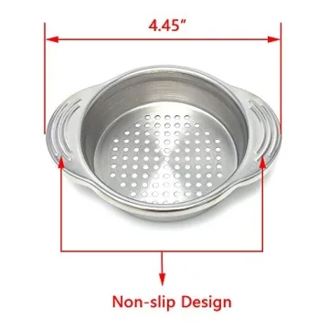 Effortless Stainless Steel Can Strainer for All Canned Goods