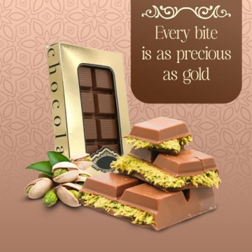 Premium HASTEL Dubai Chocolate Pistachio Bars 7oz Delight