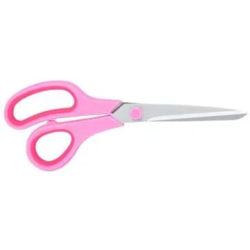 Stylish Pink Scissors for Crafting and Daily Use, 2 Pack