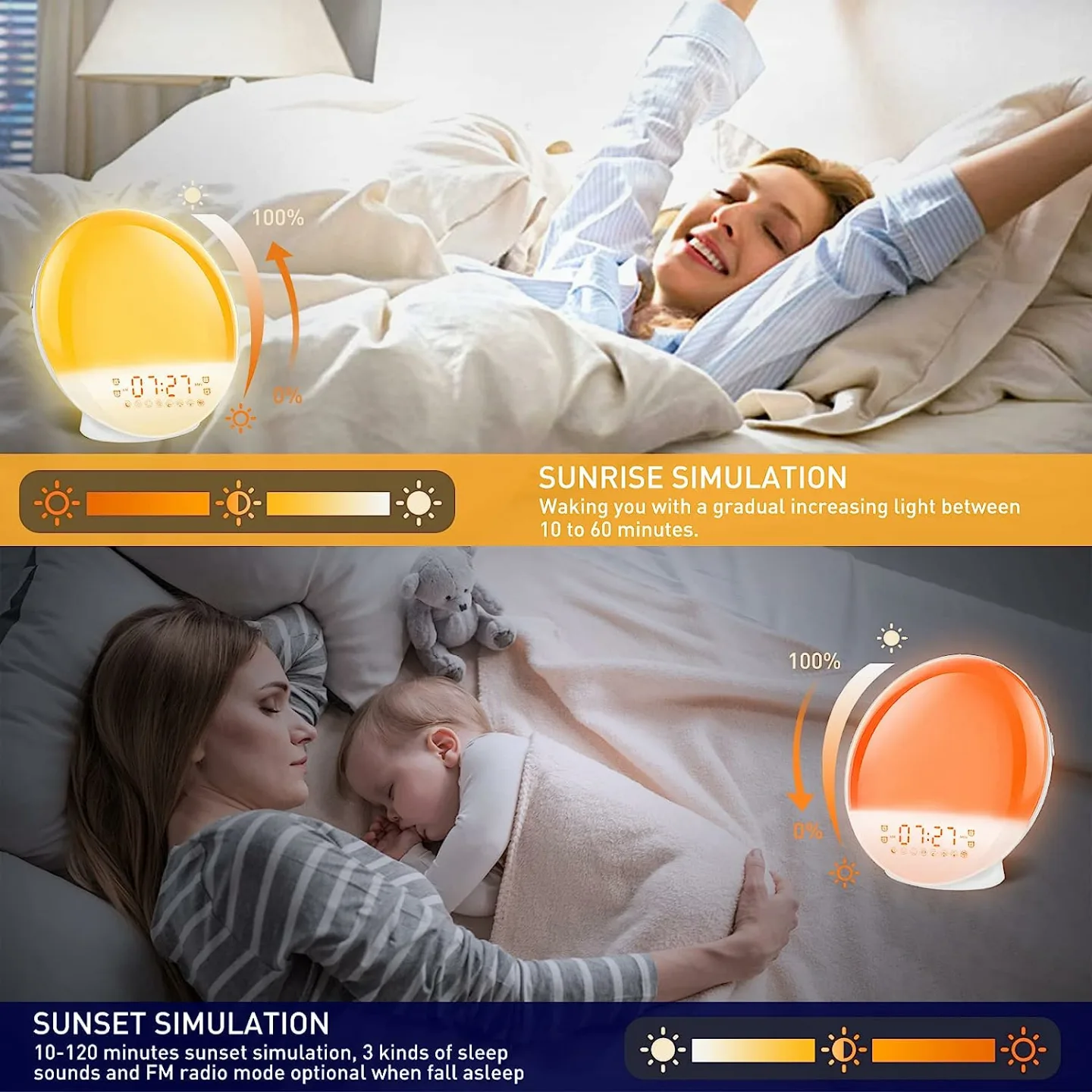 Te-Rich Sunrise Alarm Clock