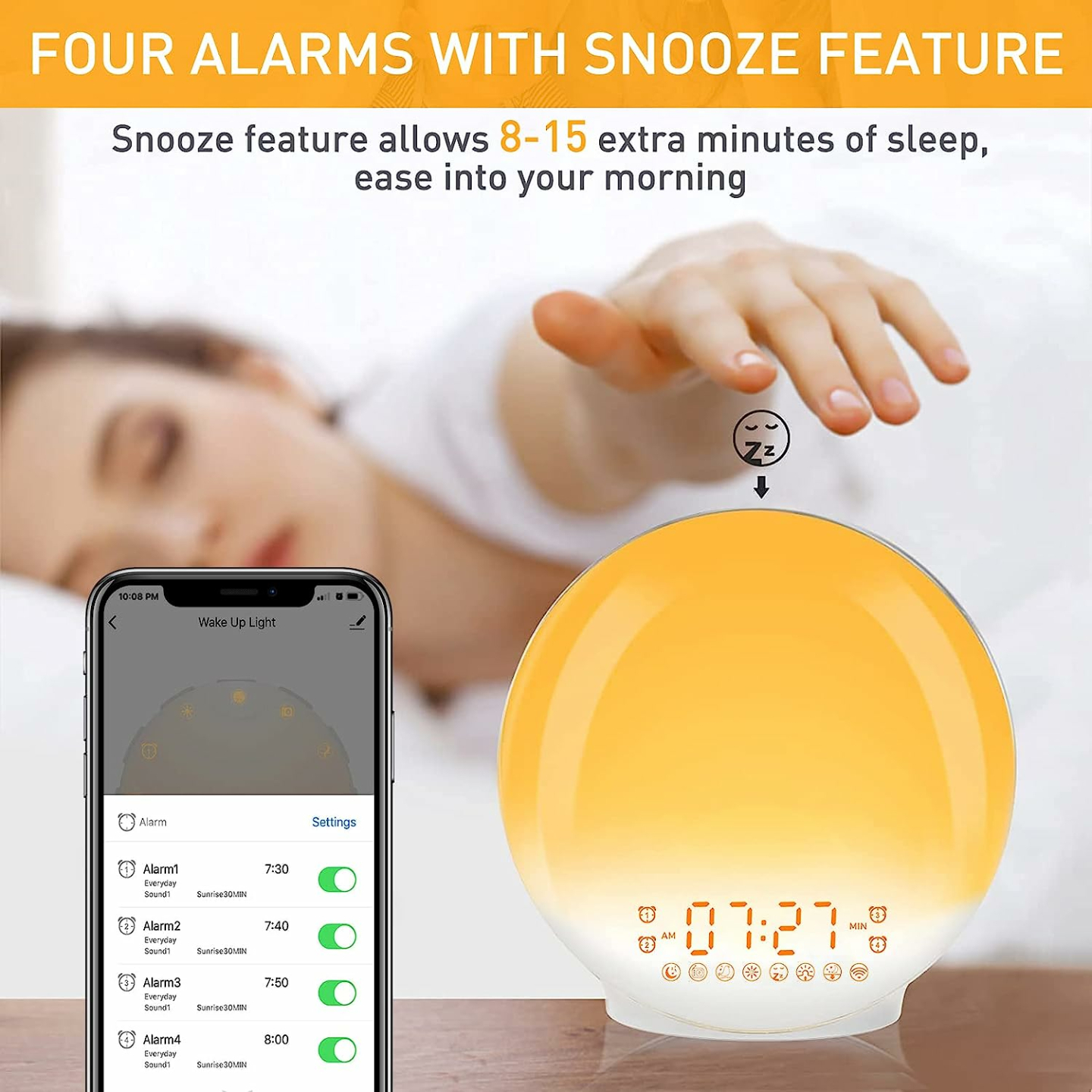 Te-Rich Sunrise Alarm Clock
