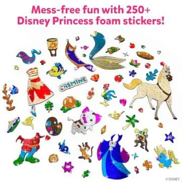 Skillmatics Art & Craft Activity - Foil Fun Disney Princess, No Mess Art for Kids, Craft Kits & Supplies, DIY Creative Activity, Valentine's Day Gifts for Girls & Boys Ages 4, 5, 6, 7, 8, 9