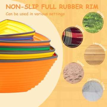 Durable Colorful Stepping Stones for Kids' Play