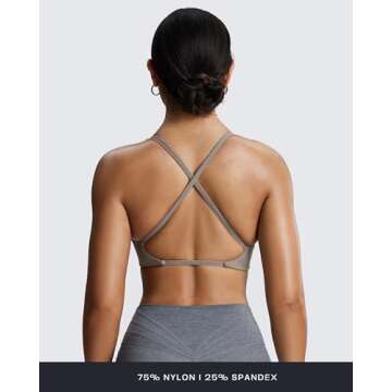 Stylish Aoxjox Sienna Low Impact Sports Bra for Women