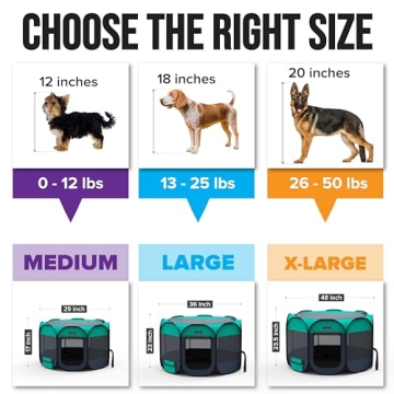 Ruff 'N Ruffus Portable Pet Playpen for Indoor/Outdoor Use