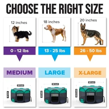 Ruff 'N Ruffus Portable Pet Playpen for Indoor/Outdoor Use