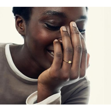 Stylish Gold Plated Waterproof Stacking Ring for Women