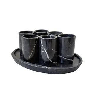 Elegant Marble Shot Glasses Set for Any Occasion