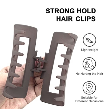 Stylish Rectangle Hair Claw Clips for Everyday Use