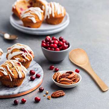 30 Pieces Small Wooden Spoons Mini Nature Wooden Spoons for Jars Mini Tasting Spoons Condiments Salt Spoons for Kitchen Cooking Seasoning Oil Coffee Tea Sugar (Natural Wood Color)