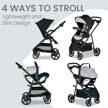 Britax Willow Brook S+ Travel System with Car Seat