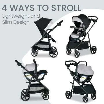 Britax Willow Brook S+ Travel System with Car Seat