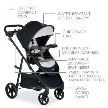 Britax Willow Brook S+ Travel System with Car Seat