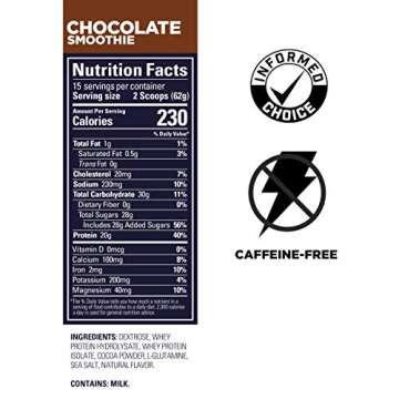 GU Energy Roctane Protein Recovery Drink Mix - Chocolate Smoothie
