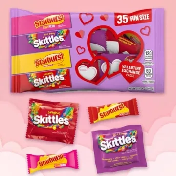 Skittles & Starburst Fun Size Candy Perfect for Valentine’s Day