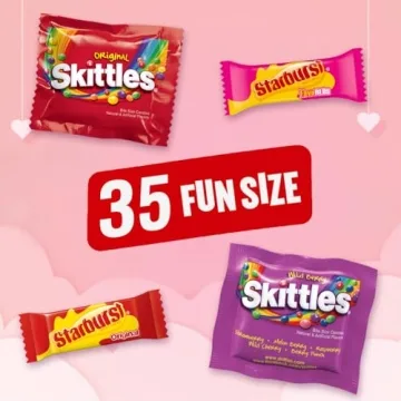 Skittles & Starburst Fun Size Candy Perfect for Valentine’s Day