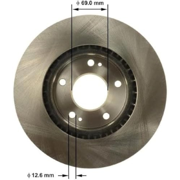 Bendix Premium PRT6148 Front Brake Rotor for Hyundai Kia