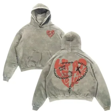 Retro Y2K Gothic Hoodie with Skull Design for Men