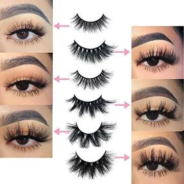 Mink Lashes bulk MIKIWI 30 Pack High Grade Packaging, 3D Mink Lashes wholesale,10-20mm Fluffy Long wispy Eyelashes, 6 Styles Real Mink Eyelashes