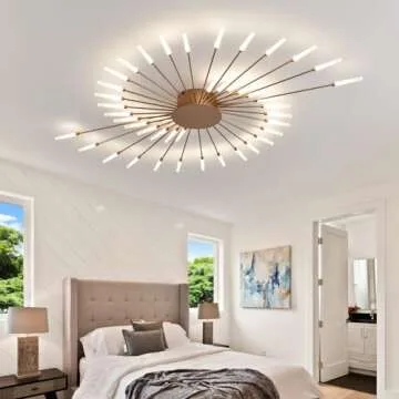 Modern LED Ceiling Light with 42 Heads for Home