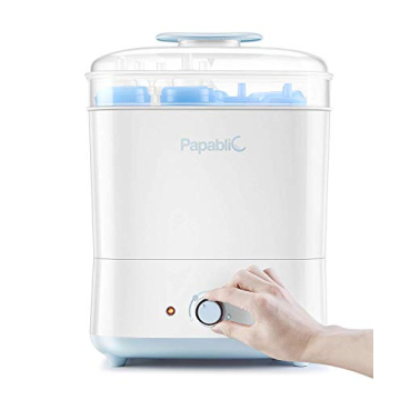 Papablic Baby Bottle Sterilizer & Dryer - Safe & Efficient