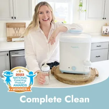 Papablic Baby Bottle Sterilizer & Dryer - Safe & Efficient