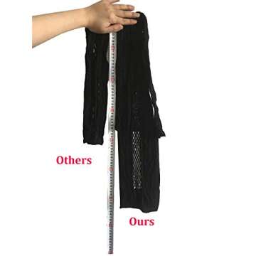 LOVELYBOBO Plus Size Sexy Fishnet Chemise 2 Pack (Black & Red)