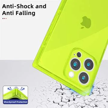 Tzomsze iPhone 13 Pro Max Case with Camera Protection