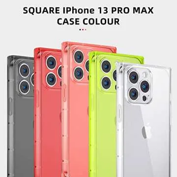Tzomsze iPhone 13 Pro Max Case with Camera Protection