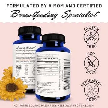 Legendairy Milk Liquid Gold + Sunflower Lecithin Lactation Supplement for Milk Supply Increase and for Clogged Milk Ducts - Breastfeeding Supplements for Milk Flow and Boost Milk Production