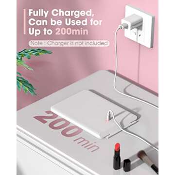 Jack & Rose Travel Mirror with Light, Folding Travel Mirror Led Lighted Makeup Mirror