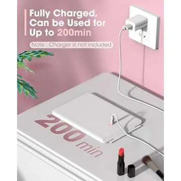 Jack & Rose Portable LED Travel Mirror for Makeup