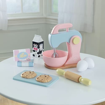 KidKraft Wooden Pastel Baking Set for Kids to Inspire Creativity
