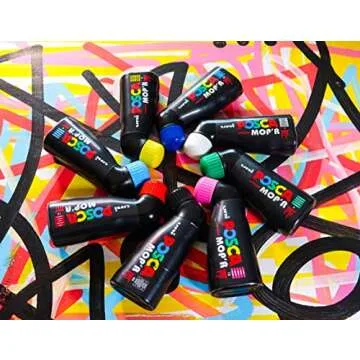 Versatile Posca MOP’R Paint Markers 3-19mm - Box of 4
