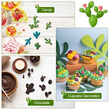 Cactus Silicone Moulds Set for Fun Baking Creations