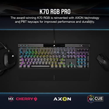 Corsair K70 RGB PRO Keyboard: Fast & Durable Gaming Keyboard