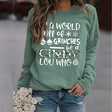 Stylish Grinches Sweatshirt for Women - Unique and Cozy