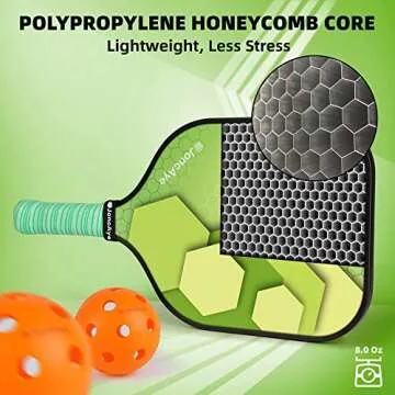 JoncAye Pickleball Paddle Set for All Levels and Ages