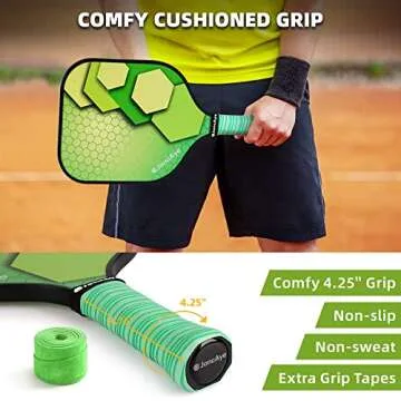 JoncAye Pickleball Paddle Set for All Levels and Ages