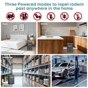 Ultrasonic Rodent Repellent for Cars and Homes