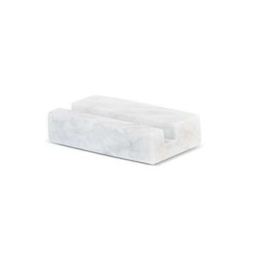 Business Card Holder for Desk Marble Business Card Display Holders Desktop Business Cards Holder Stand Desk Card Display Holder for Home and Office.