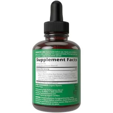 USDA Organic Lung Detox For Smokers And Non Smokers with 6 Top Ingredients. Mullein Leaf, Marshmallow Root, Calendula. Lungs Cleanse For Better Respiratory Health. Liquid Drops Tincture Supplement