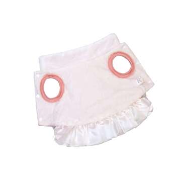 Dog Dress Girl Cute Puppy Clothes Fleece Lined Winter Coat Warm Dog Apparel for Cold Weather Dog Jacket for Small Medium Pets