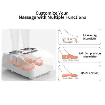MOUNTRAX Shiatsu Foot Massager with Heat & Remote Control