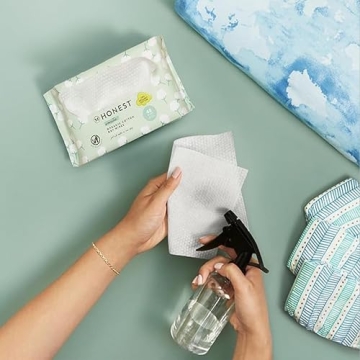 Honest Company Organic Cotton Dry Wipes for Sensitive Skin