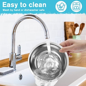 Epetslove Double Dog Bowls with Non-Slip Resin Station