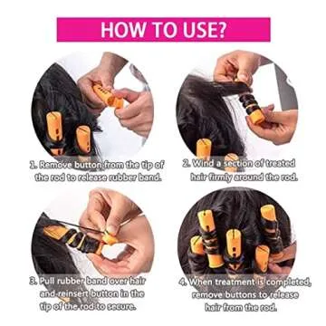 40pcs Cold Wave Perm Rods Set for Perfect Curls